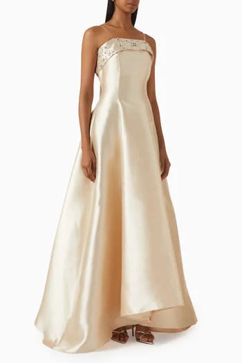 Crystal-embellished Gown