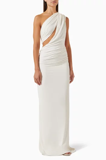 The Solstice Maxi Dress in Cupro-jersey