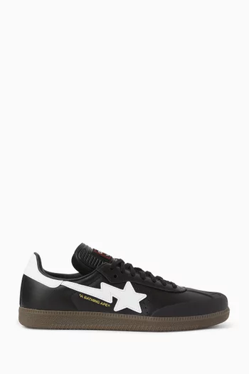 x BAPE Samba Sneakers in Leather