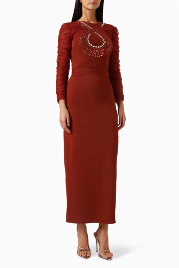 Bead-embellished Dress