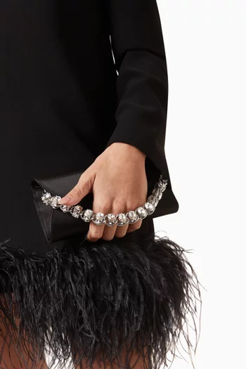 Taylor Envelope Clutch in Satin