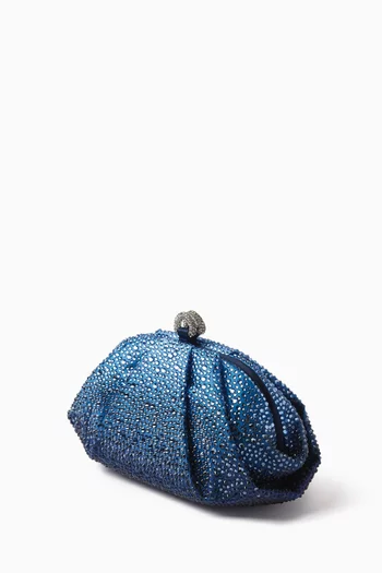 Gemma Crystal-embellished Clutch
