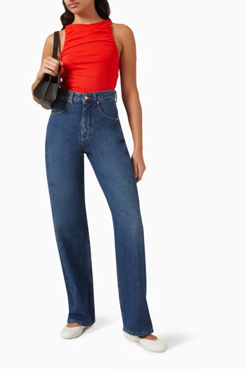 Evidente Ruched Top in Organic-cotton