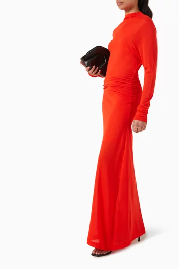 Stage Sheer Layered Dress in Jersey