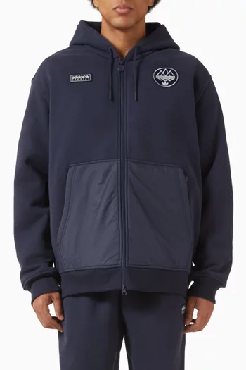 كنزة بغطاء رأس ويلبشاير مزيج قطن من مجموعة سبيزيال