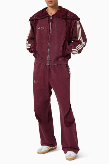 كنزة بغطاء رأس رياضية بحرفي TG قطن أديداس × ثاج كلوب