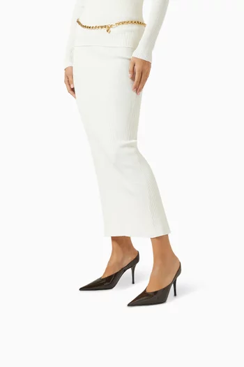 Anok 90 Mules in Patent Leather