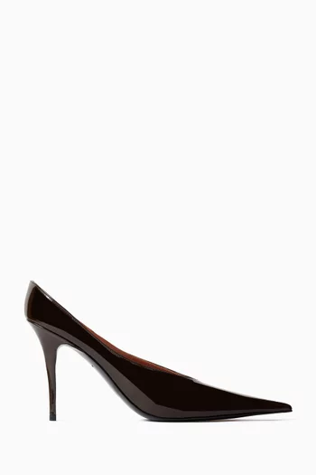 Anok 90 Mules in Patent Leather