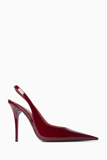 Anok 105 Slingback Pumps in Patent Leather