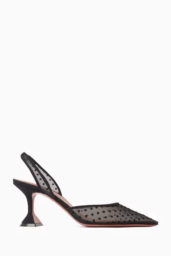 Holli 70 Polka-dot Pumps in Lace