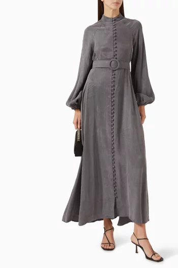 Prime Shirt Dress in Silk