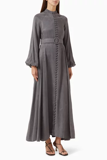 Prime Shirt Dress in Silk