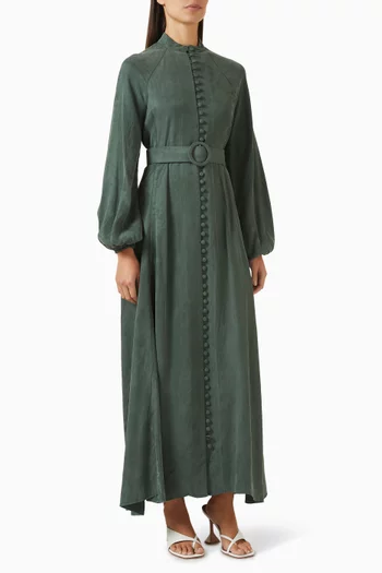 Prime Shirt Dress in Silk