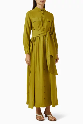 Vera Shirt Dress in Viscose