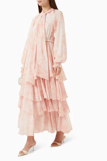 Luce Layered Dress in Chiffon