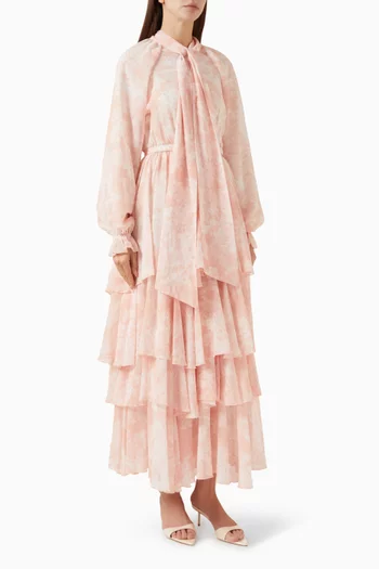 Luce Layered Dress in Chiffon