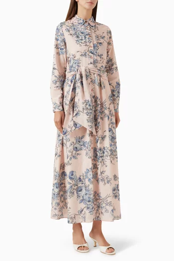 Roza Shirt Dress in Cotton