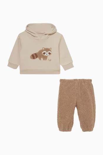 2-Piece Sweatshirt & Pants Set in Cotton
