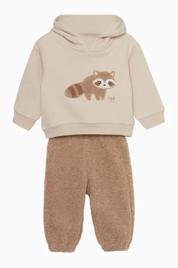 2-Piece Sweatshirt & Pants Set in Cotton