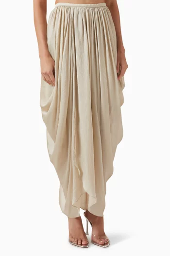 Drape Slit Skirt