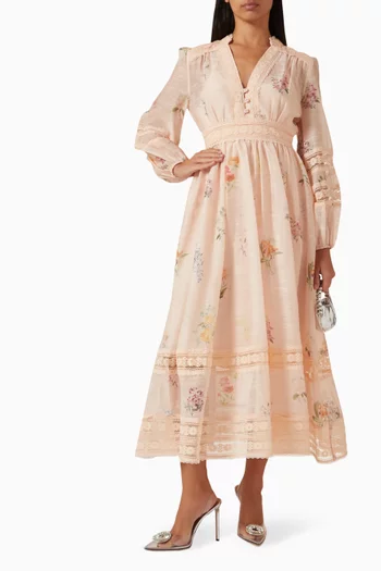 Floral-print Dress