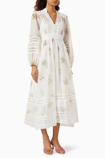 Floral-print Dress