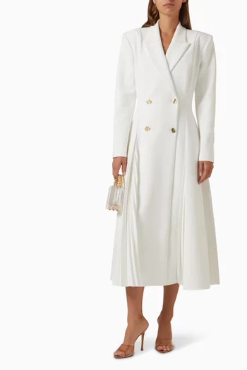 فستان تيري بنمط جاكيت فيسكوز