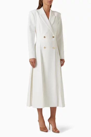 فستان تيري بنمط جاكيت فيسكوز