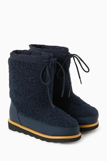 Rey Boots in Faux Fur