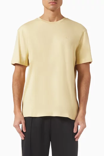 Logo-embroidered T-shirt in Supima Cotton