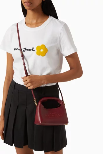 The Micro Crossbody Sack Bag in Leather