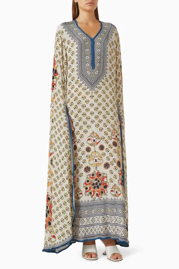 Sakina Kaftan in Bemberg Crepe