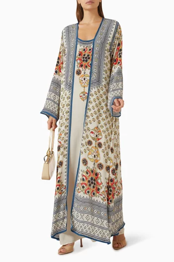 Kimono 2-piece Set in Bemberg Crepe