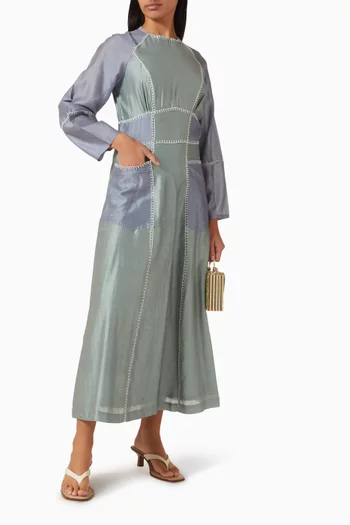 Whipstitch Patchwork Dress