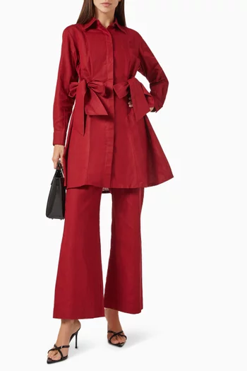 Wide-leg Pants in Linen
