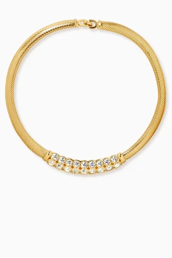 1980s Crystal Necklace