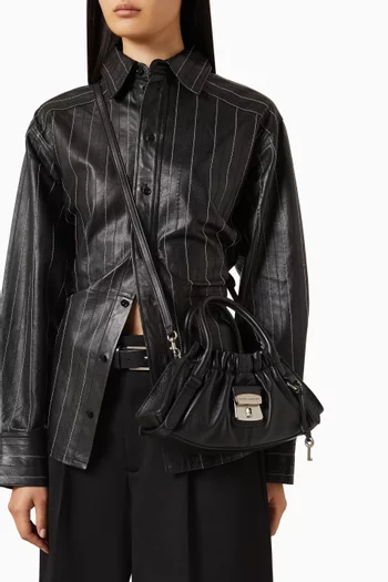The Small Cristina Satchel Bag in Nappa Leather