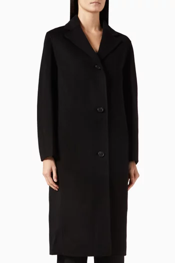 Coat in Wool-blend