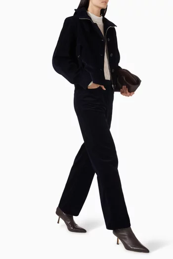 Straight-fit Pants in Corduroy