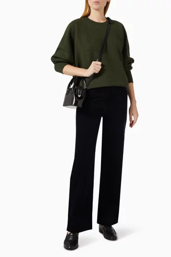 Sculptural Sweater in Wool-blend