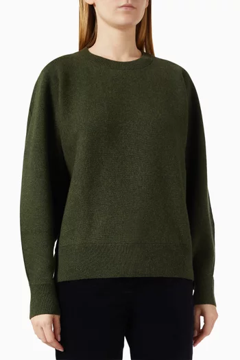 Sculptural Sweater in Wool-blend
