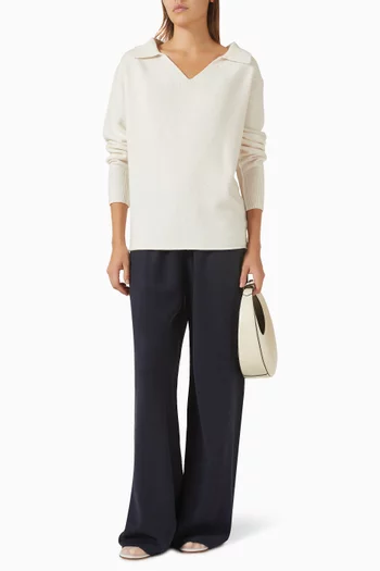 Knitted Polo Sweater