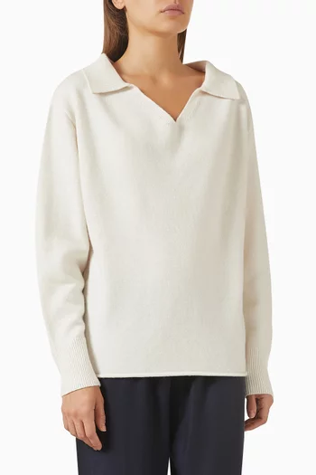 Knitted Polo Sweater