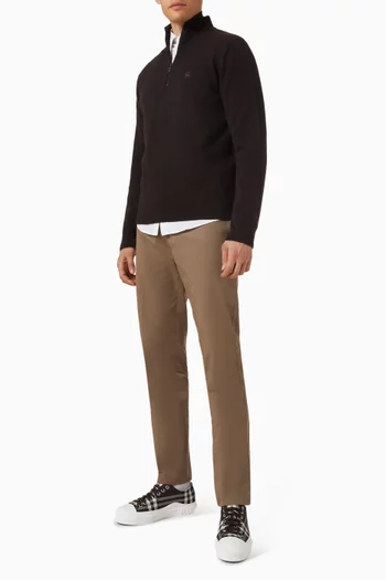 Half-zip Sweater in Cashmere-blend