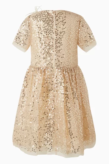 Sequin-embellished Dress in Tulle