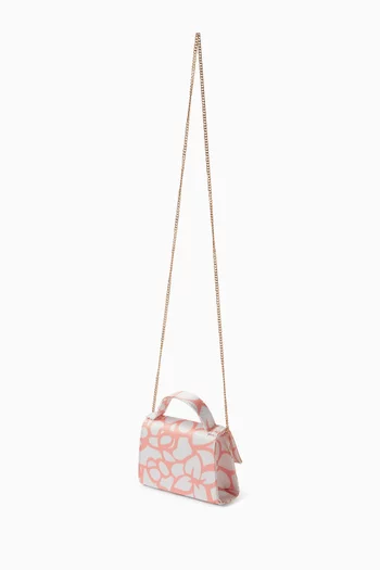 Floral Handbag in Mikado