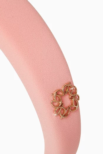 Padded Headband in Crepe