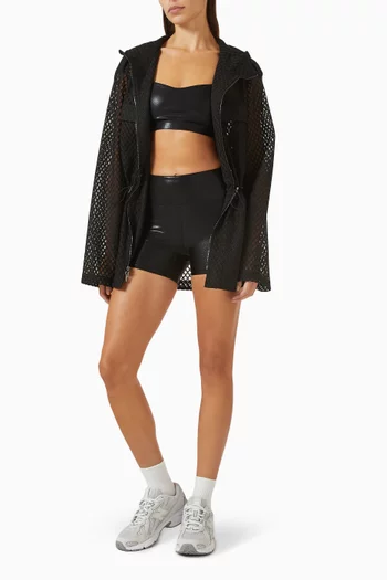 Lucy Hooded Jacket in Mesh