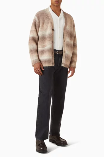 كارديغان بألوان متدرجة مزيج ألباكا