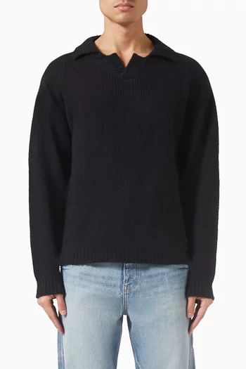 سترة بياقة هنلي مزيج ألباكا